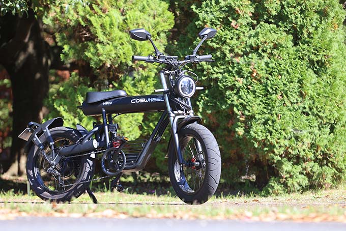 【コスウェル ミライS 試乗記】長距離走行が可能なファットタイプのスタイリッシュ電動バイクのmain画像