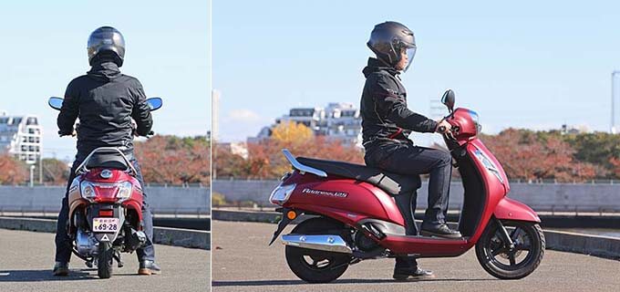 【スズキ アドレス125 試乗記】加速の良さはそのままに、丸く親しみのあるデザインへと変身したロングセラースクーターの26画像