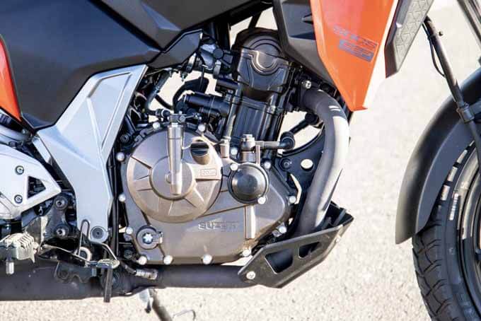 【スズキ Vストローム SX（インド仕様）試乗記】250cc単気筒エンジンを搭載したオフロードテイストなV-STROMの12画像
