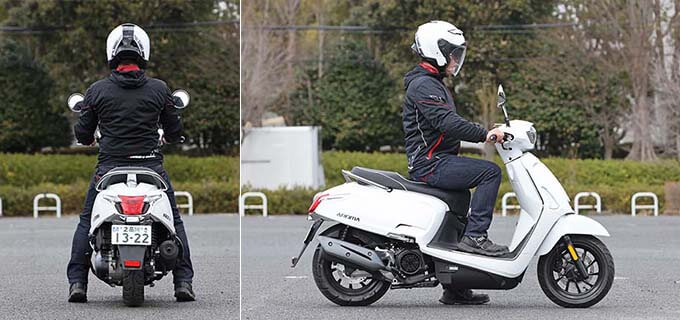 【キムコ アローマ150 試乗記】軽くコンパクトなボディだが高速にも乗れる！！ レトロモダンテイストのスクーターの28画像