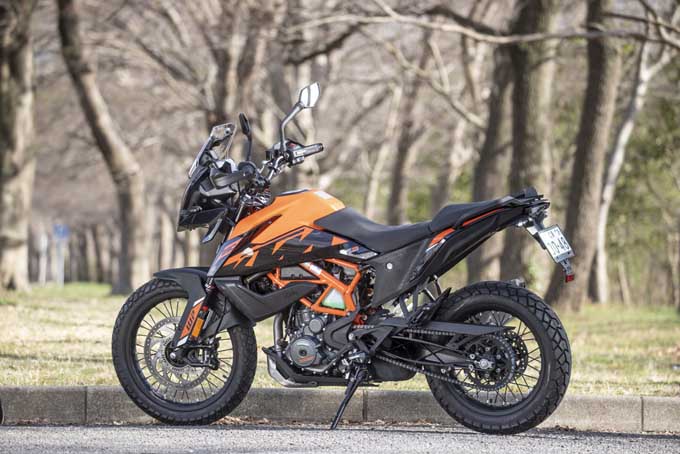 【KTM 390 ADVENTURE SW 試乗記】スポークホイールとライドモード追加でオフロードへの適性が増した390の06画像