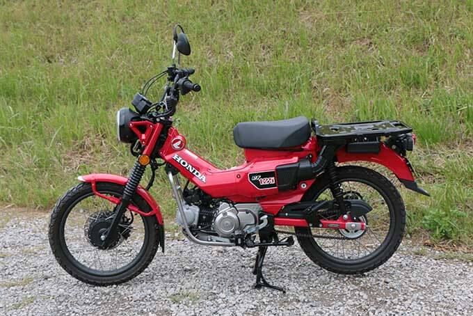 【ホンダ CT125 ハンターカブ試乗記】新型エンジンを搭載し、さらに魅力を増したアウトドア・バイクのイメージリーダーの02画像