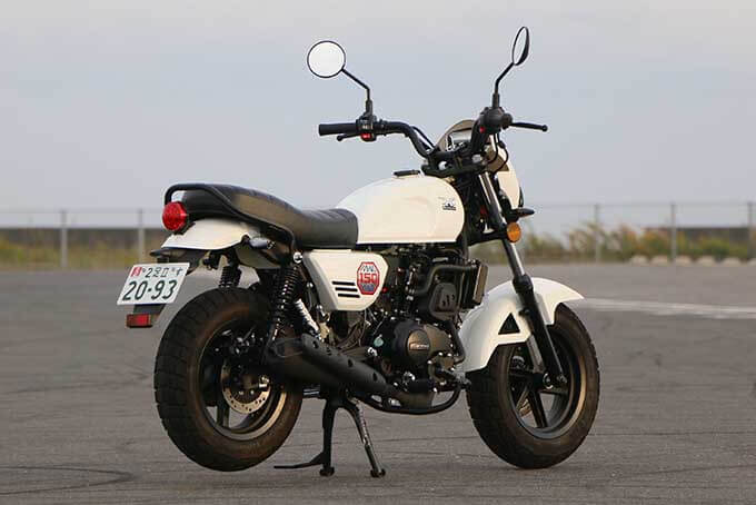 【ハートフォード ミニエリート150 試乗記】ミニバイクのような車体に150ccエンジンを搭載した遊べるバイク 04画像