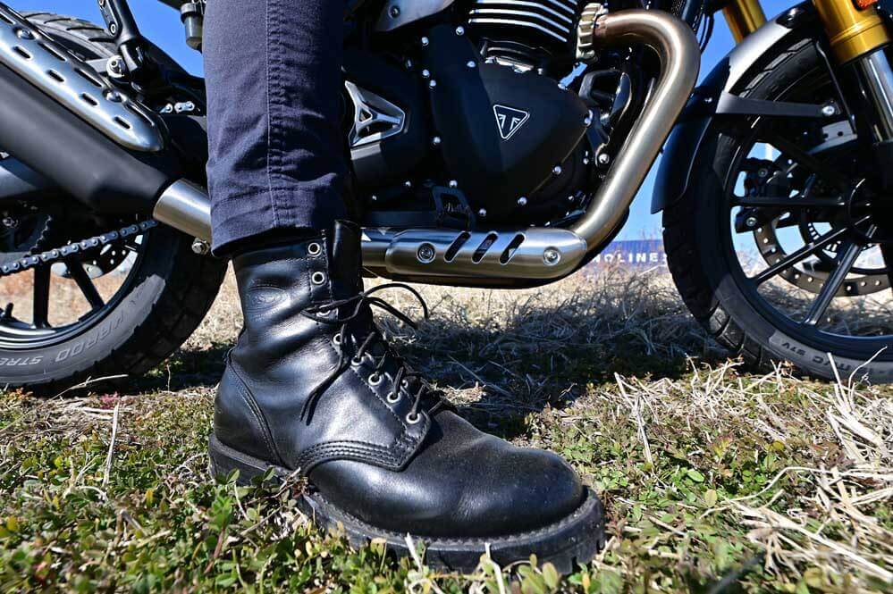 【WESCO WARREN×TRIUMPH SCRAMBLER 400 X】ウエスコのレースアップブーツ「ウォーレン」＆中免で乗れるトライアンフ「スクランブラー400X」 03画像