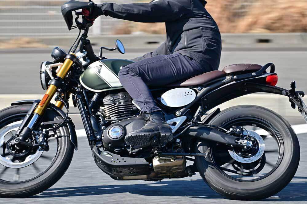 【WESCO WARREN×TRIUMPH SCRAMBLER 400 X】ウエスコのレースアップブーツ「ウォーレン」＆中免で乗れるトライアンフ「スクランブラー400X」 04画像