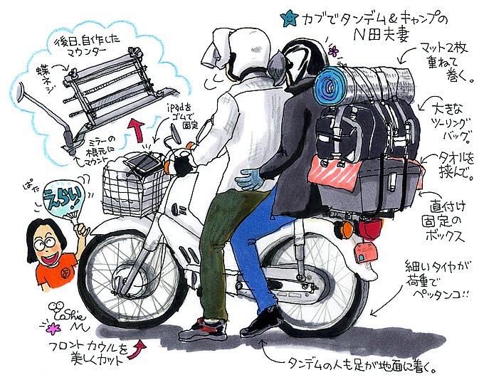 第二十八回 タンデムカブ 松本よしえのゆるカブdays 原付 ミニバイクならバイクブロス