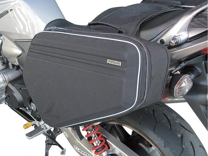 WILD HEART 50 L オートバイ サイド サドルバッグ タンク バッグ ブラック モーター ワンサイズ 防水 【SALE／70