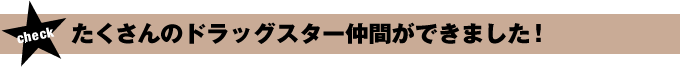 たくさんのドラッグスター仲間が出来ました！