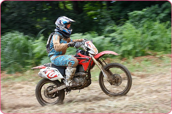 ホンダ CRF150R2での走行写真