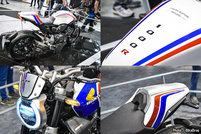 【EICMA2018】フロント片持ち車も登場！ホンダブースの過激なCB1000Rカスタム の画像