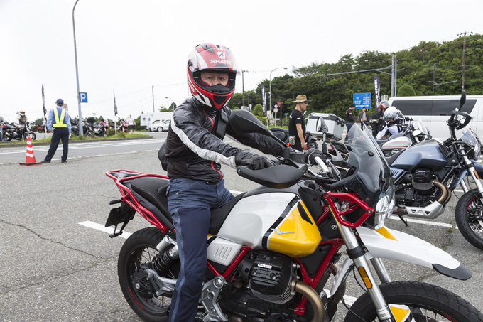 【モトグッツィ】EAGLE DAY 2019 でV85TTに試乗した人たちのインプレッションの画像02