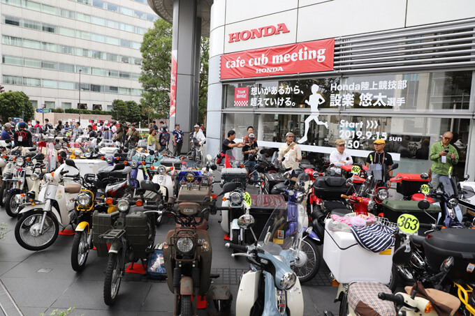 スーパーカブを愛するライダーが大集合!! 『第23回 カフェカブミーティング in 青山』開催のメイン画像