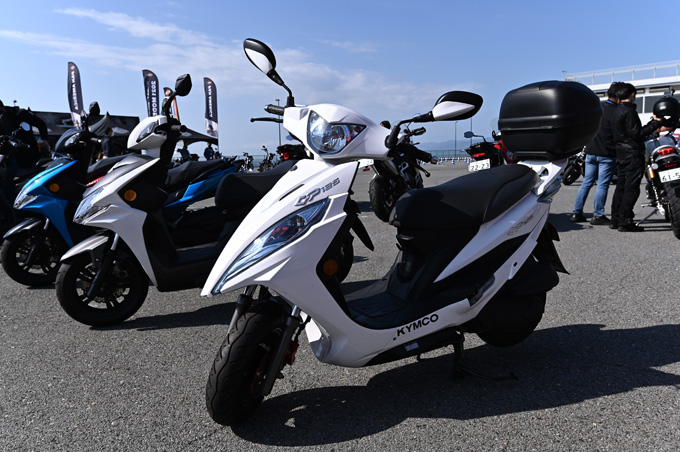 第6回JAIA輸入二輪車試乗会・展示会　KYMCO（キムコ）レポートの画像02