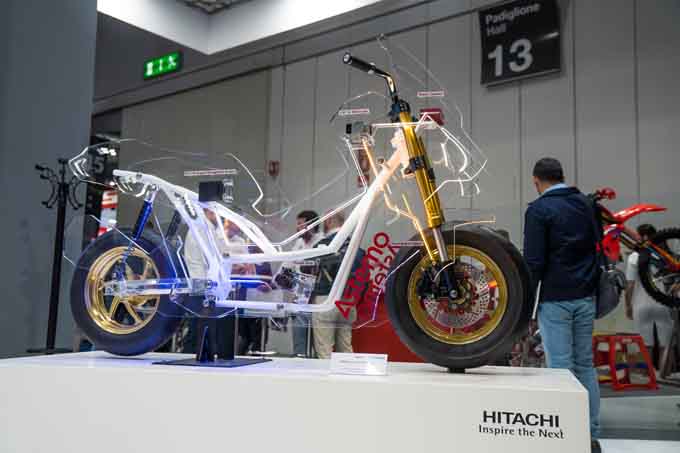 【ミラノモーターサイクルショー2022(EICMA2022）レポート】先進運転支援システムや小型電動バイクのシステムソリューションを展開した日立アステモの画像07"