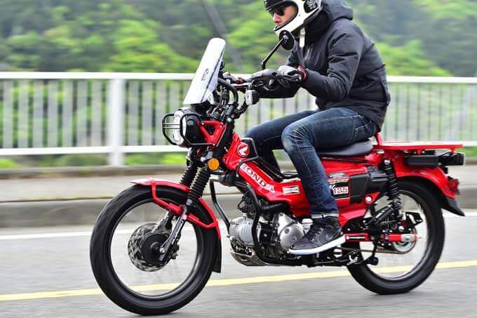 ホンダCT125ハンターカブのフロント周りの剛性感アップ！ OUTEX（アウテックス）のステムスタビライザーで劇的に走りが変わる！！の08画像