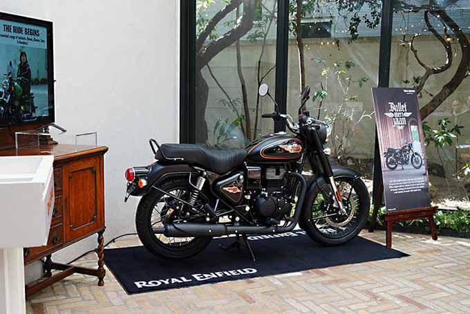 ロイヤルエンフィールド「プロジェクト・オリジン」「新型BULLET350（ブリット350）」日本初公開！！の画像02