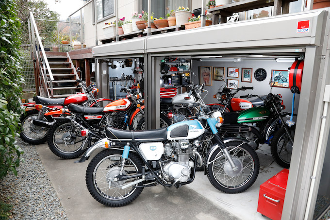 【愛車と棲まう絶版車ガレージ】Mさん＆ホンダ CB750K0／カワサキ Z1／スズキ GT750／ヤマハ XS1等の画像