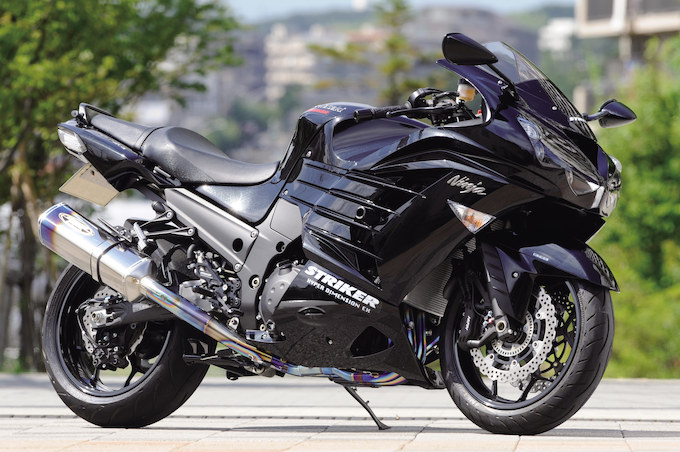 ZX-14R エキパイマフラー M139 カワサキ 純正  バイク 部品 ZX1400E ZXT40E 機能的問題なし ノーマルマフラー 車検 Genuine:22209431