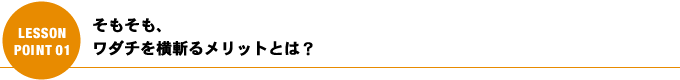 そもそも、ワダチを横斬るメリットとは？