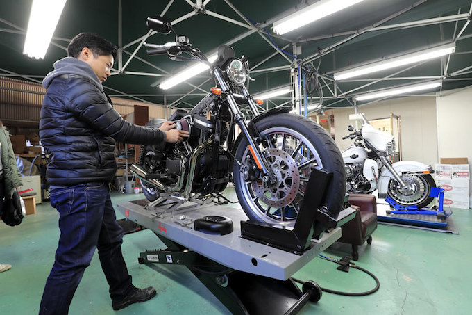 高年式モデルを中心に展開するハーレー専門のカスタム メンテナンスショップ サニーサイドガレージ バイクブロス マガジンズ 高年式モデルを中心に展開するハーレー専門のカスタム メンテナンスショップ サニーサイドガレージ バイクブロス マガジンズ