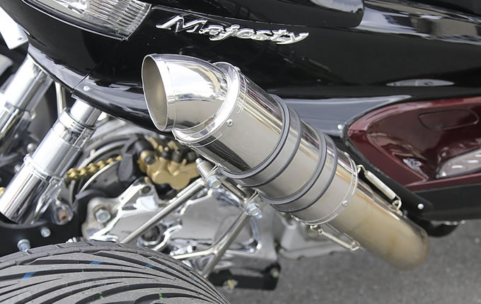 ビッグスクーターの上質なフルカスタムをリーズナブルに提供してくれる