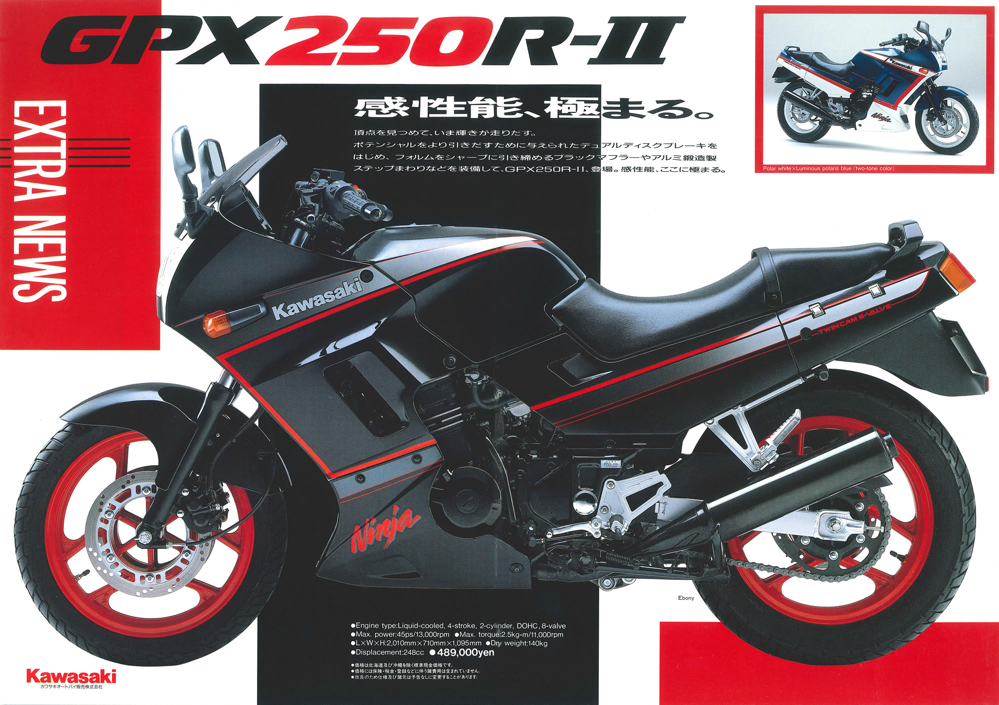 カワサキ GPX250R（1987） 絶版ミドルバイク バイクブロス