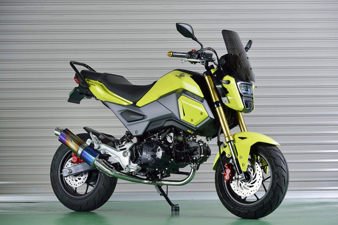 カスタムを気軽に楽しむ ハリケーンのgrom Z125pro専用パーツ 原付 ミニバイクならバイクブロス