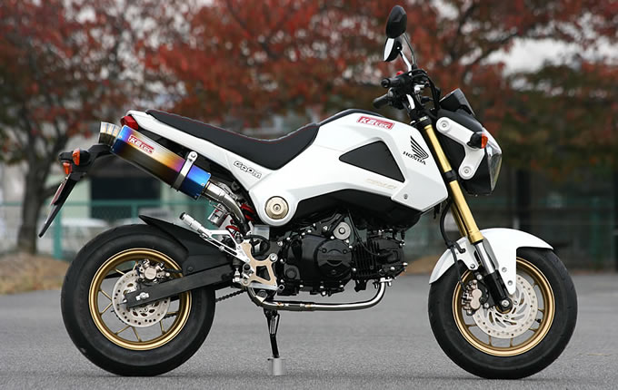 ケイツーテックの手曲げGP-Rシリーズ、グロム・シグナスX等のフルエキラインナップ 原付＆ミニバイクならバイクブロス