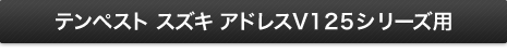 テンペスト スズキ アドレスV125シリーズ用