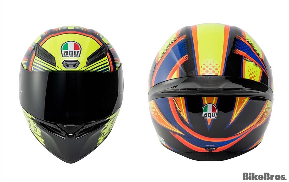 AGV K1 SOLELUNA 2015 ロッシ　ヘルメット