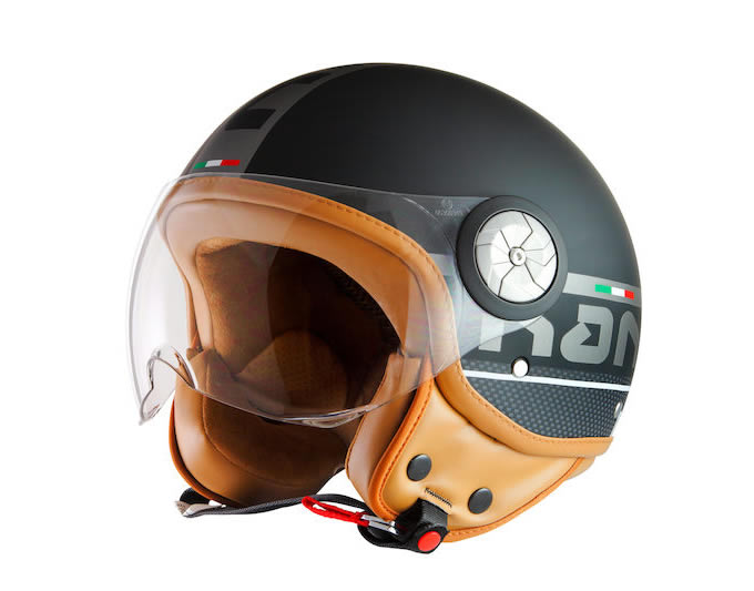 安全性を高めた新世代スモールジェットヘルメット