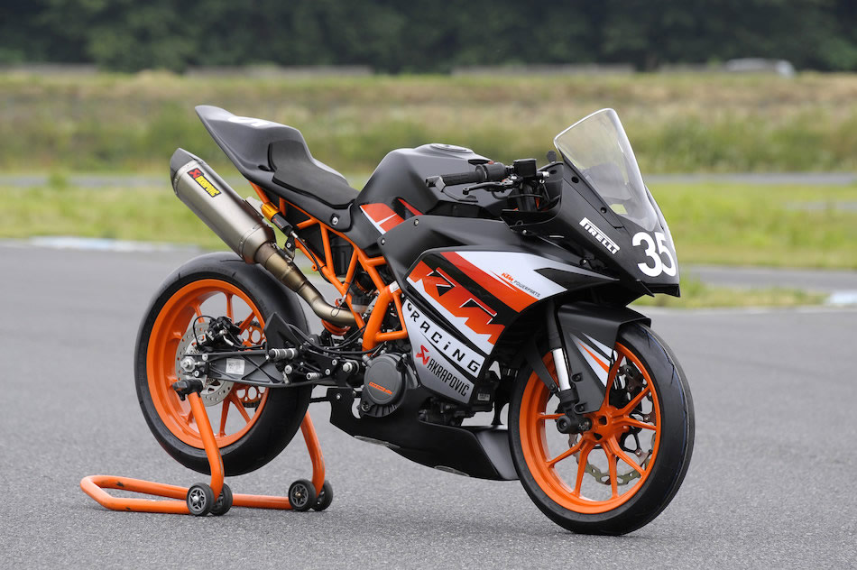 KTM DUKE/RCの走りをランクアップさせるアラゴスタのリアショック