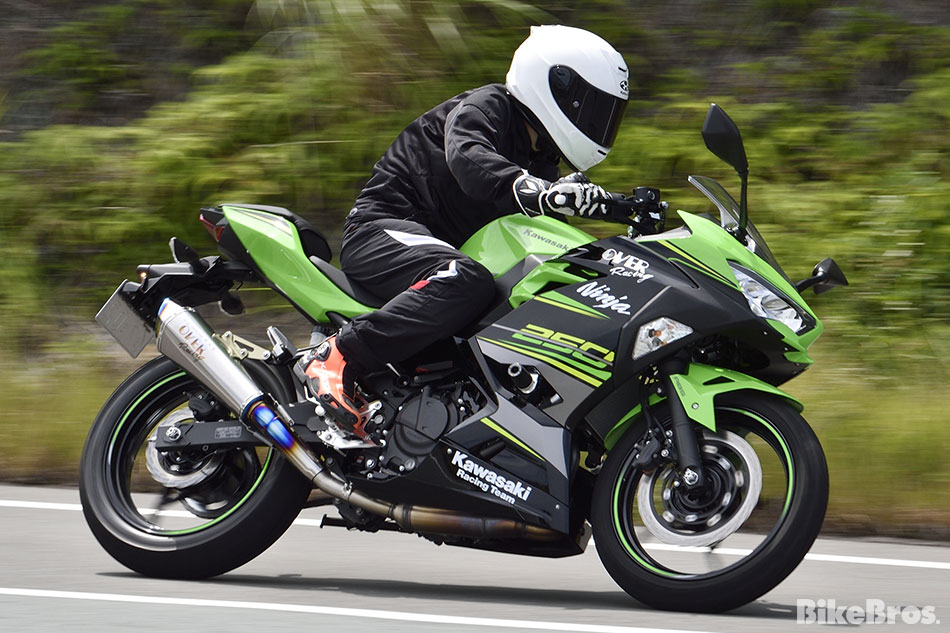 オーヴァーレーシング マフラー  フルチタン Ninja400