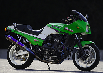 KAWASAKI GPZ900R / 750Rラウンドグラデーション チタン サイレンサー