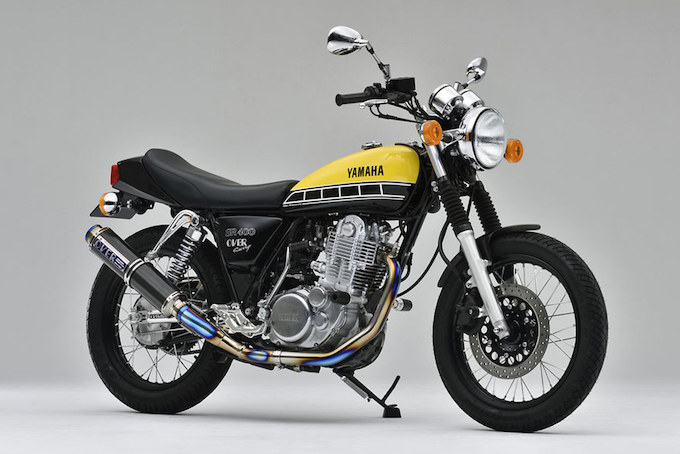 SR400 フェンダー 前後 ヤマハ 純正  バイク 部品 SR500 修復素材やカスタム素材に 社外テールランプ付き 車検 Genuine:22210896