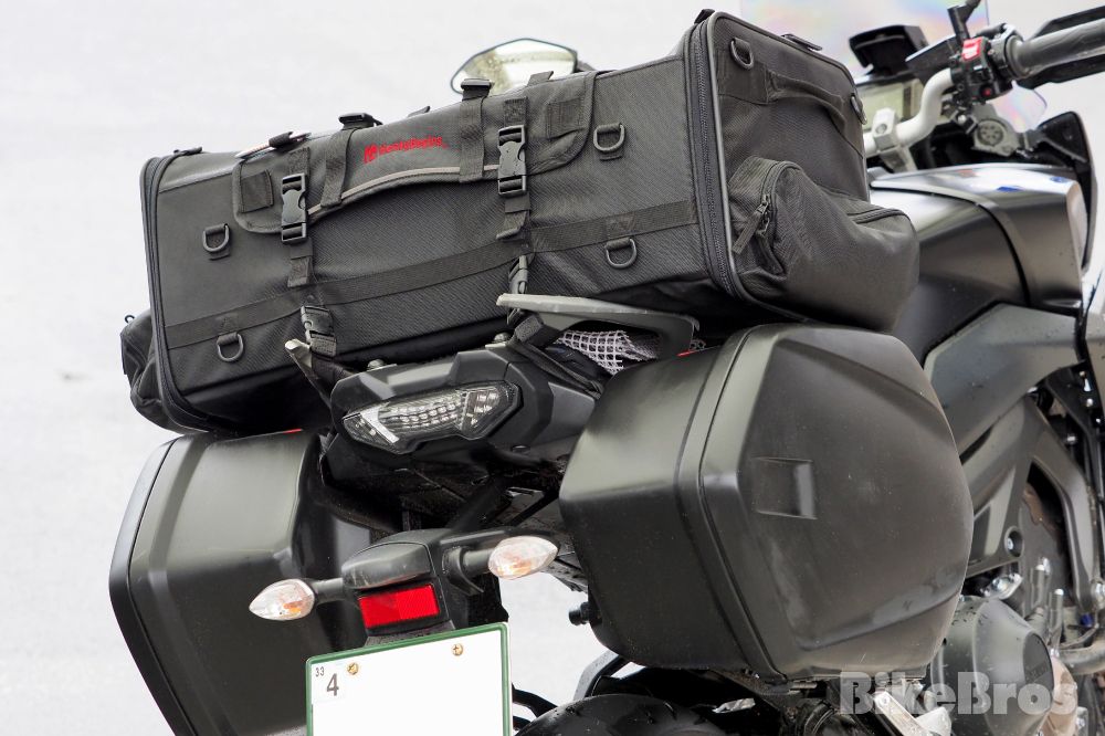 TRACER900】ハードな環境でのキャンプ・ツーリングにも対応（アウト
