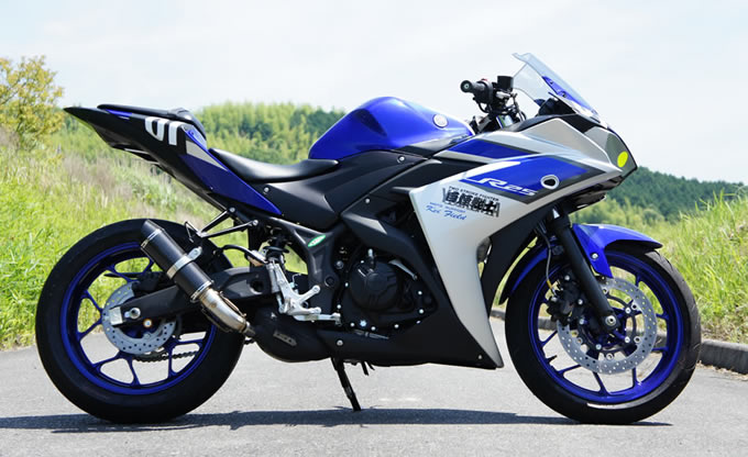 YZF-R25の秘めたるパワーを引き出す月木レーシングのマフラー バイクブロス
