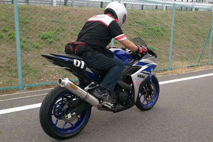 yzf-r25 (月木)ツキギレーシング　フルエキ用エキパイマフラー