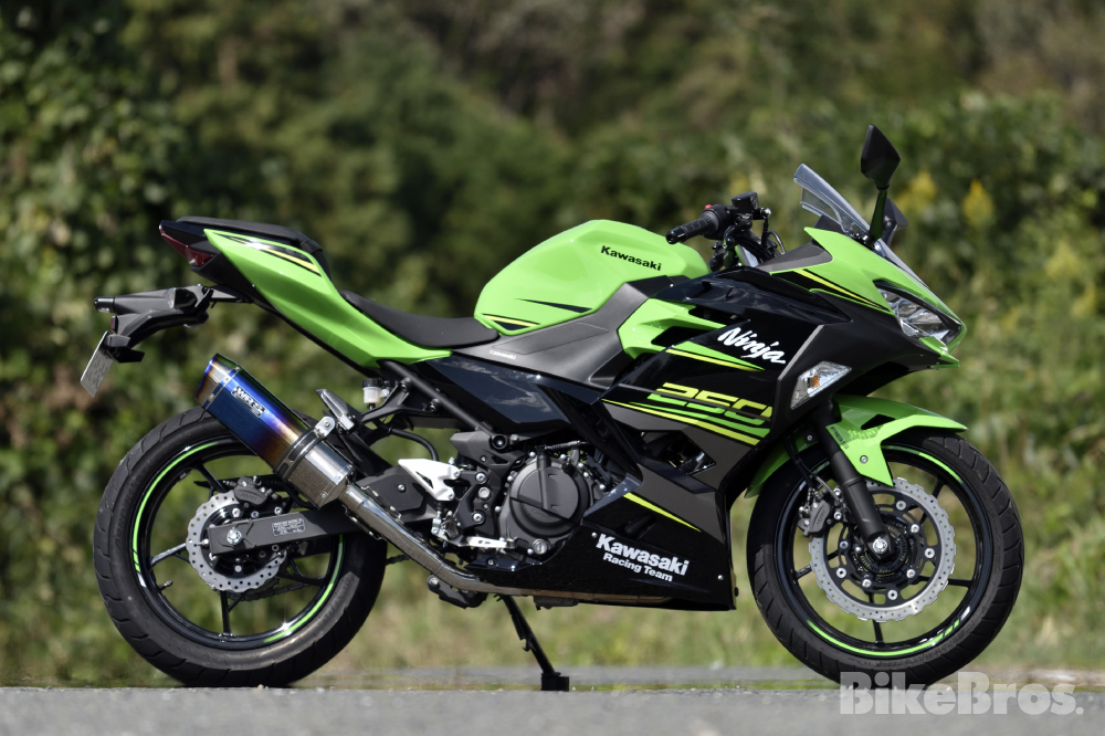 選べるふたつの高性能 WR'S Ninja250用フルエキゾースト 特集記事