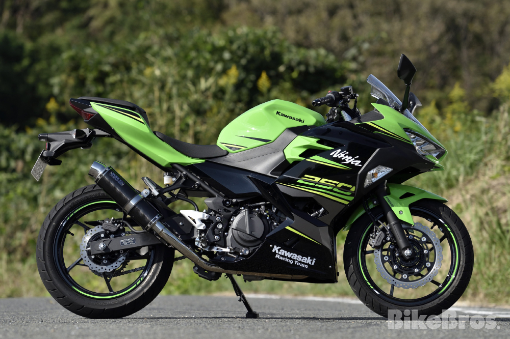 選べるふたつの高性能 WR'S Ninja250用フルエキゾースト 特集記事