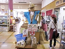 近江米の新米が売られています。４月での販売が新米という是非は別として、近江米はおいしいので精米したてを買いましょう。