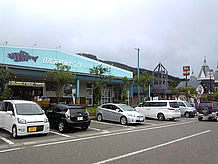 「日本海鮮魚センター」はカニを中心に新鮮な魚介類が数多く販売されており、他にも魚屋の握り寿司、焼き立ての浜焼きやさつま揚げが食欲をそそります。