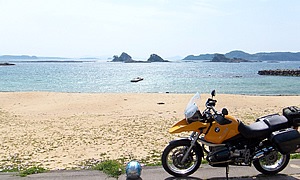 夏待ちの海水浴場。（ビーチではなく海水浴場です）とってもきれいですよ！