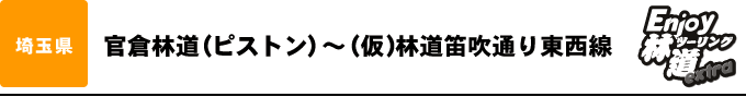 埼玉県「林道城峰奈良尾線 ～ 林道新美の山線」