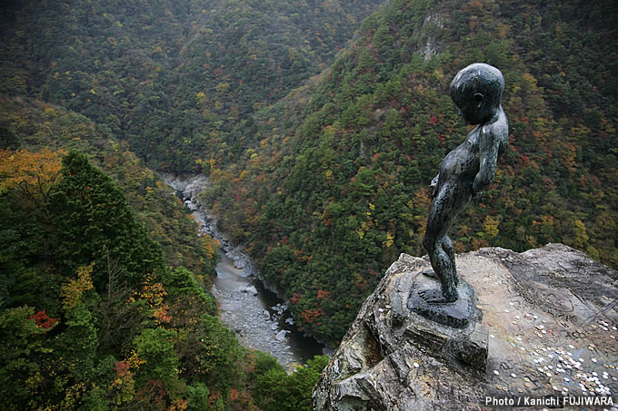 日本の絶景100選 祖谷渓の小便小僧（徳島県）の画像