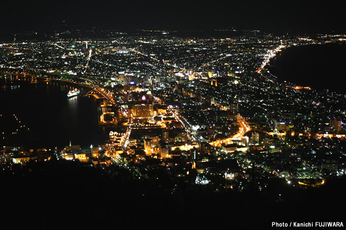 日本の絶景100選 函館夜景（北海道）の画像