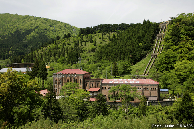 日本の絶景100選　東横山発電所（岐阜県）の画像